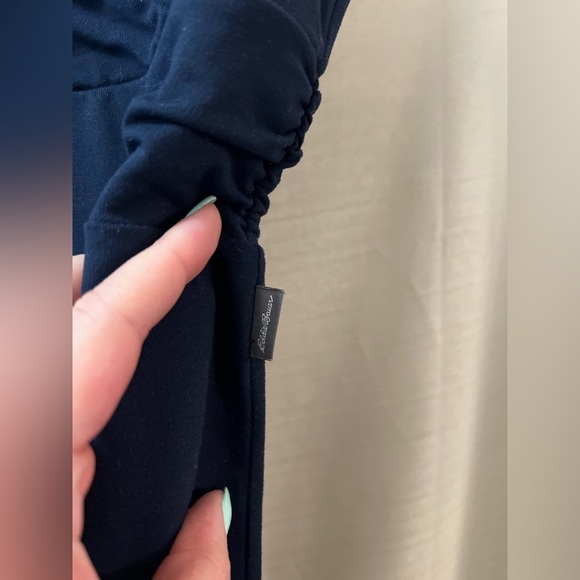 ⚫️ BOGO Eddie Bauer sleeveless sundress size medium navy blue summer dress - Picture 4 of 7